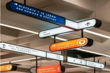 Mall Wall-hanging Signs