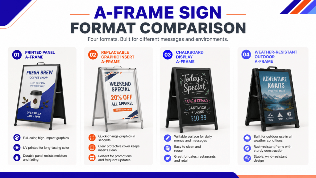A-Frame Sign: A Practical Guide to Effective Business Signage A-Frame Sign A-Frame Sign: A Practical Guide to Effective Business Signage