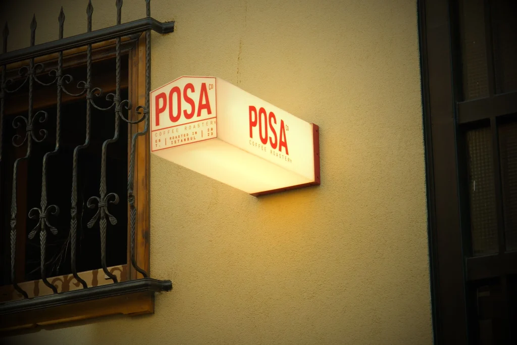 Lightbox cabinet signs with illuminated business branding for clear and professional exterior visibility.