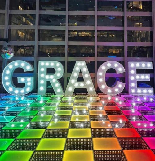 Marquee Lit-Up Letters.