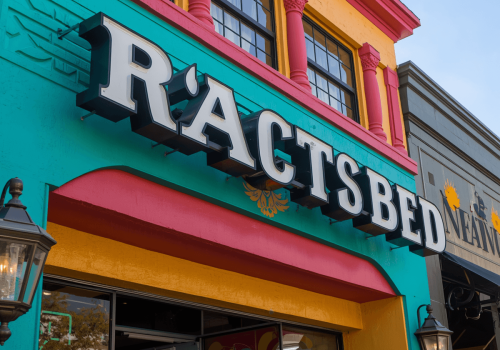 raceway monthed channel letters